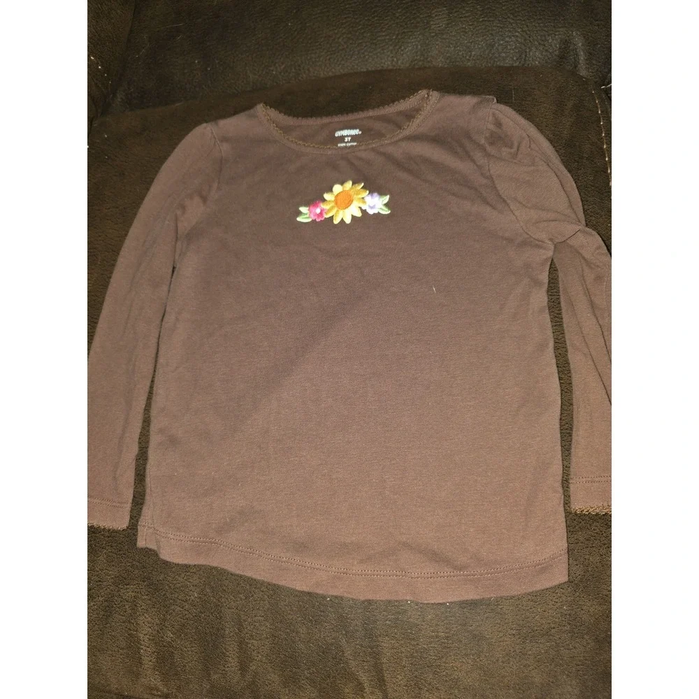 Gymboree sunflower smiles top size 3t skort size 3 outfit